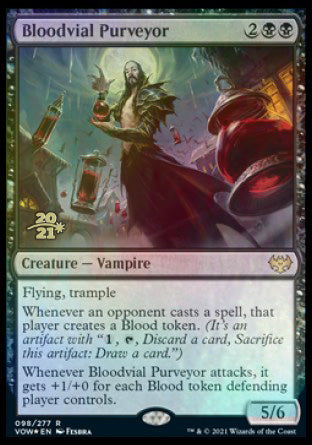 Bloodvial Purveyor [Innistrad: Crimson Vow Prerelease Promos] | The Time Vault CA