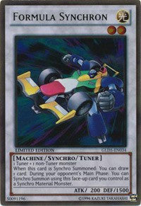 Formula Synchron [GLD5-EN034] Gold Rare | The Time Vault CA