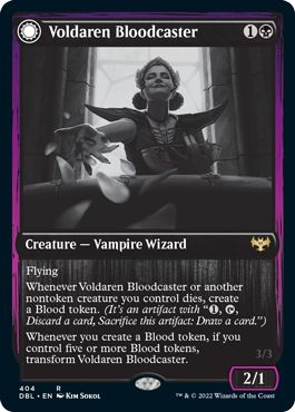 Voldaren Bloodcaster // Bloodbat Summoner [Innistrad: Double Feature] | The Time Vault CA