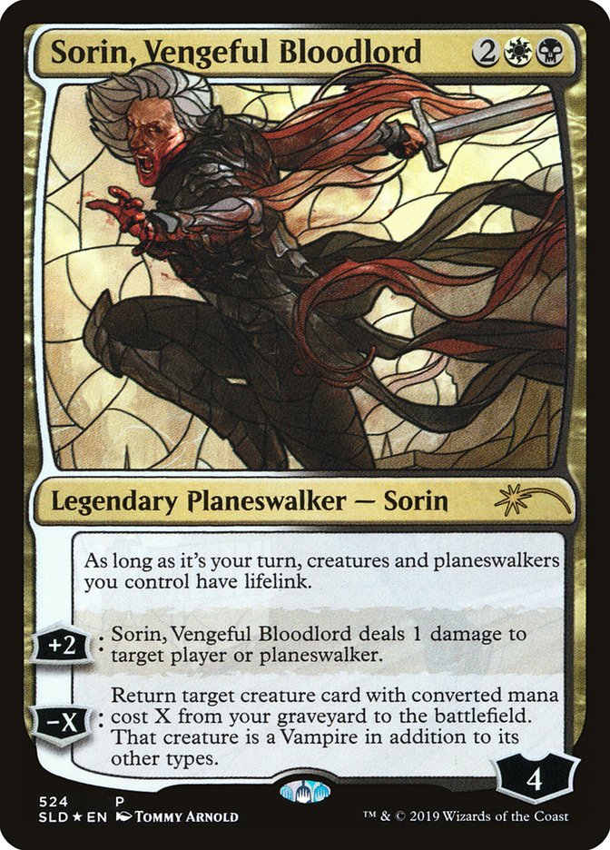 Sorin, Vengeful Bloodlord (Stained Glass) [Secret Lair Drop Promos] | The Time Vault CA