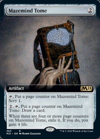 Mazemind Tome (Extended Art) [Core Set 2021] | The Time Vault CA