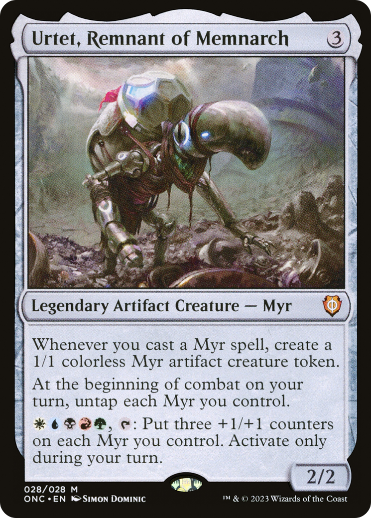 Urtet, Remnant of Memnarch [Phyrexia: All Will Be One Commander] | The Time Vault CA