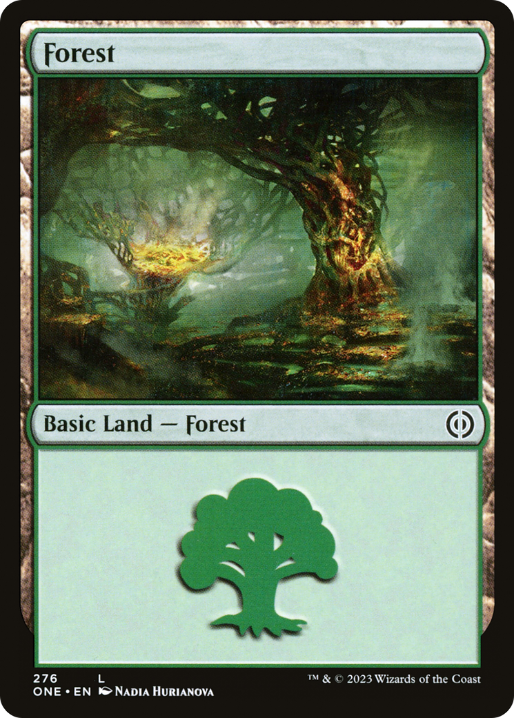 Forest (276) [Phyrexia: All Will Be One] | The Time Vault CA