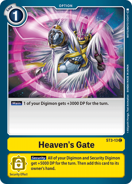 Heaven's Gate [ST3-13] [Starter Deck: Heaven's Yellow] | The Time Vault CA