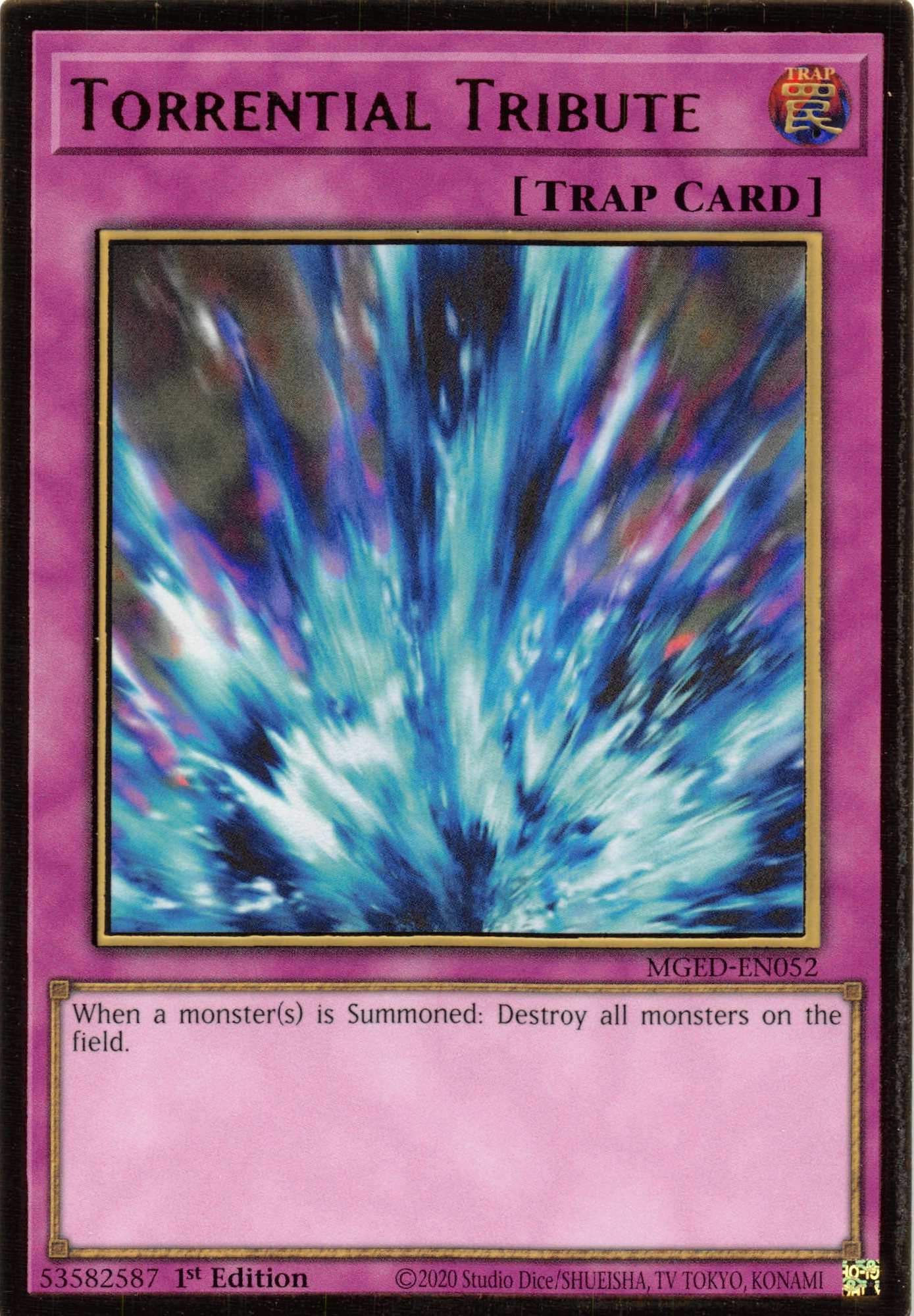 Torrential Tribute [MGED-EN052] Gold Rare | The Time Vault CA