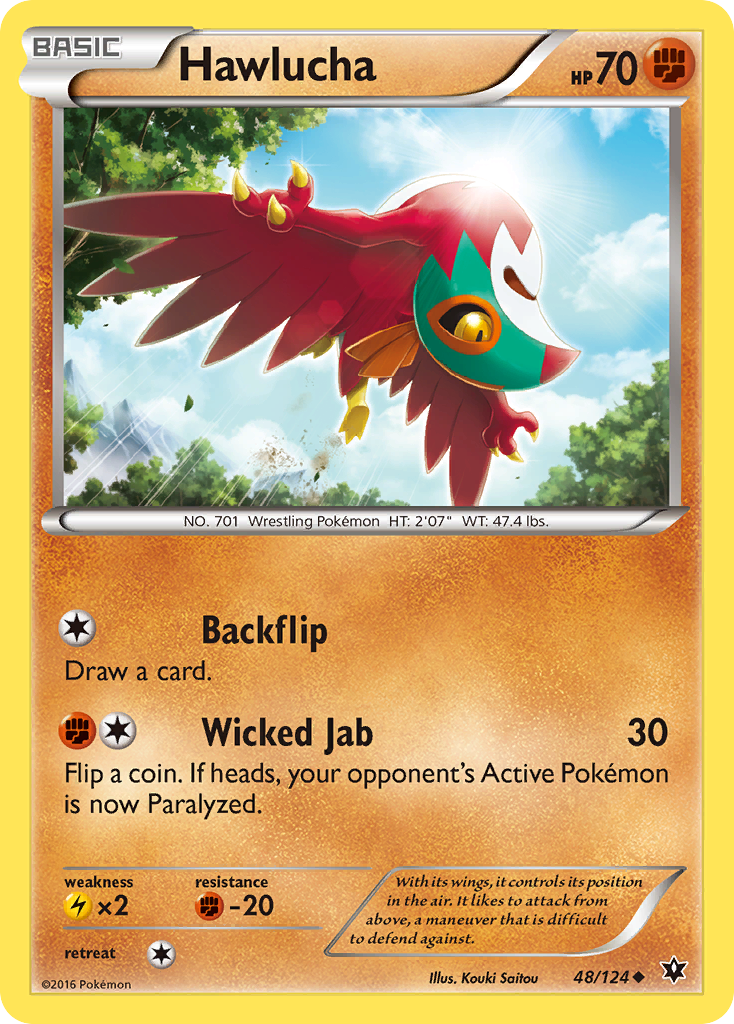 Hawlucha (48/124) [XY: Fates Collide] | The Time Vault CA