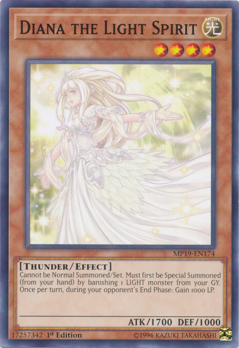 Diana the Light Spirit [MP19-EN174] Common | The Time Vault CA