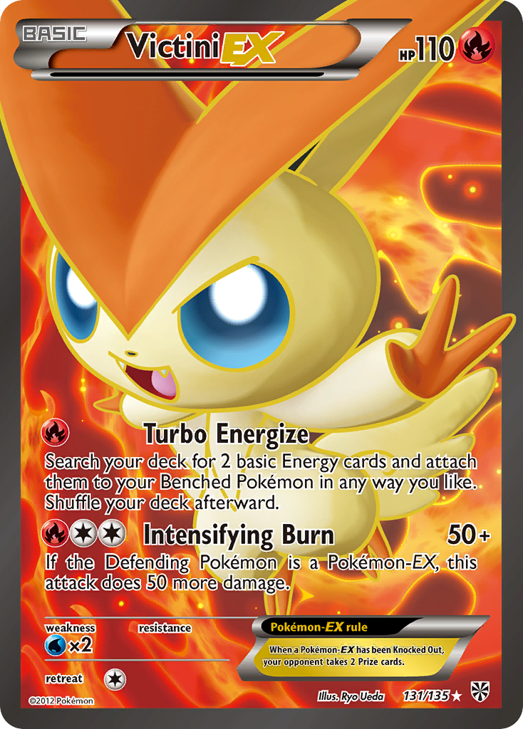 Victini EX (131/135) [Black & White: Plasma Storm] | The Time Vault CA