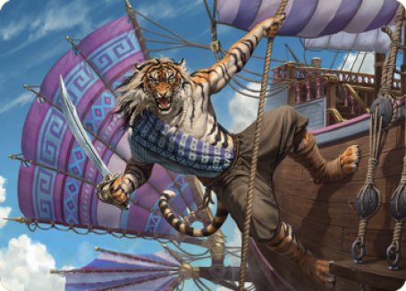 Jedit Ojanen, Mercenary Art Card [Dominaria United Art Series] | The Time Vault CA