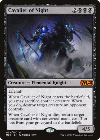 Cavalier of Night [Core Set 2020 Promos] | The Time Vault CA
