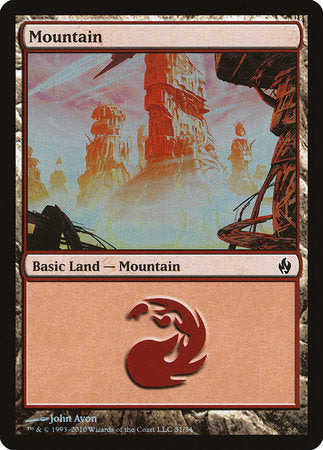 Mountain (31) [Premium Deck Series: Fire and Lightning] | The Time Vault CA