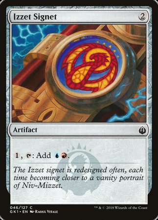 Izzet Signet [GRN Guild Kit] | The Time Vault CA