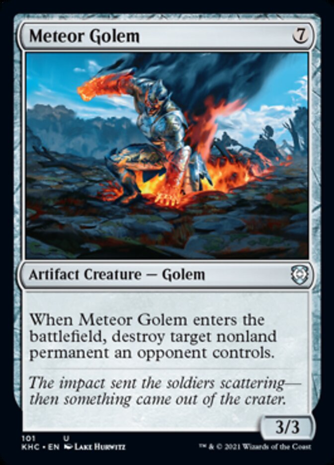 Meteor Golem [Kaldheim Commander] | The Time Vault CA
