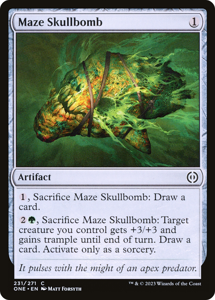 Maze Skullbomb [Phyrexia: All Will Be One] | The Time Vault CA