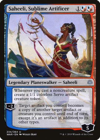 Saheeli, Sublime Artificer [War of the Spark] | The Time Vault CA