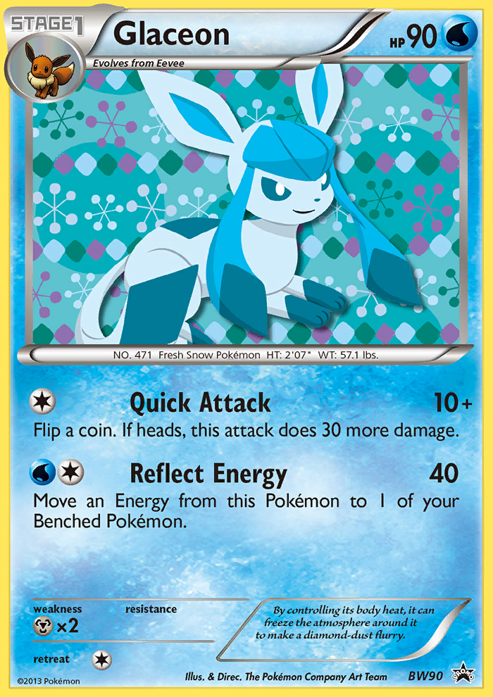 Glaceon (BW90) [Black & White: Black Star Promos] | The Time Vault CA