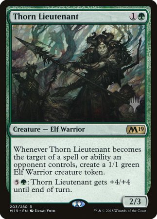 Thorn Lieutenant [Core Set 2019 Promos] | The Time Vault CA