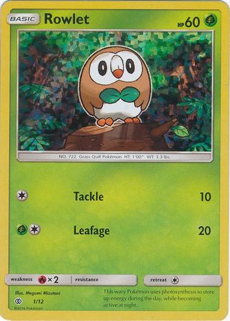 Rowlet (1/12) [McDonald's Promos: 2017 Collection] | The Time Vault CA