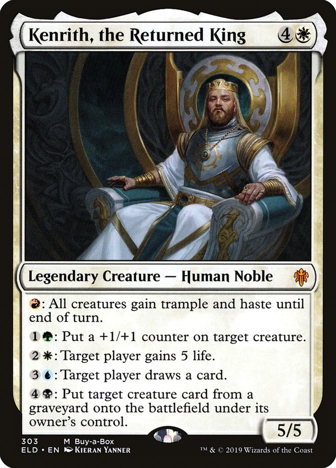 Kenrith, the Returned King (Buy-A-Box) [Throne of Eldraine Promos] | The Time Vault CA