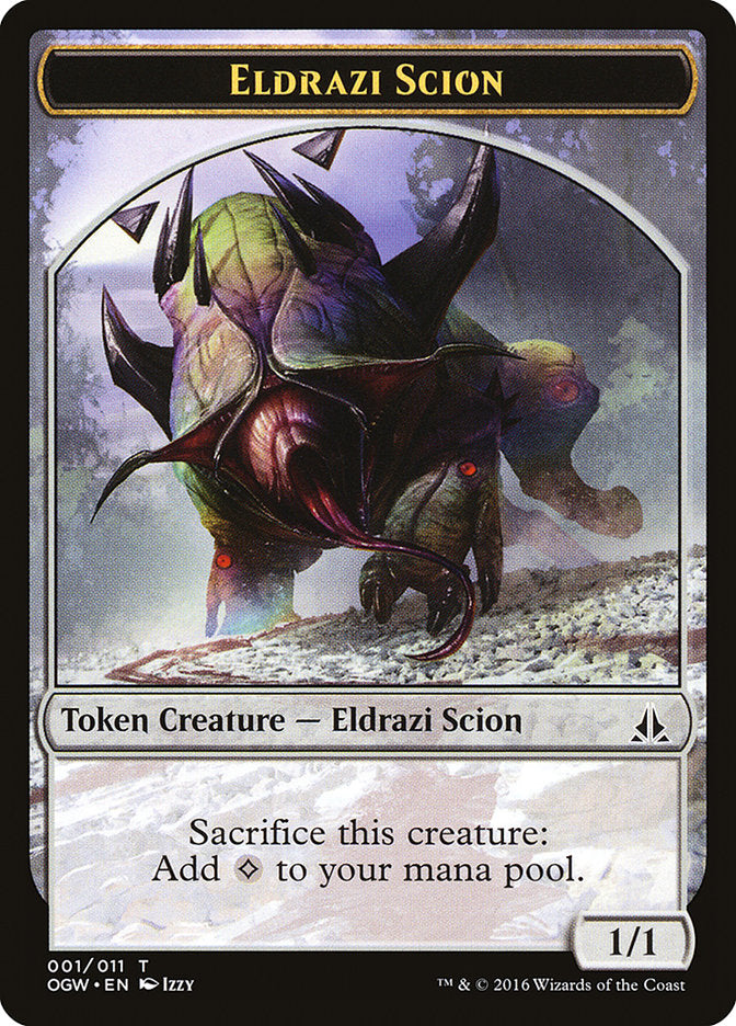 Eldrazi Scion (001/011) [Oath of the Gatewatch Tokens] | The Time Vault CA