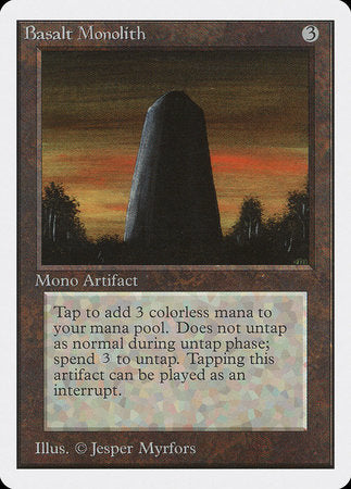 Basalt Monolith [Unlimited Edition] | The Time Vault CA