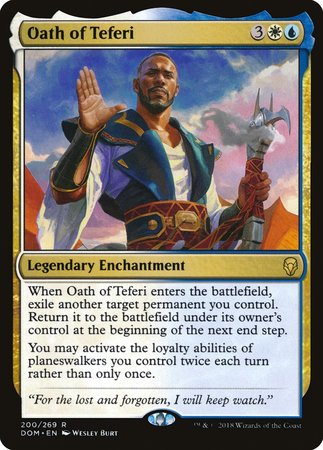 Oath of Teferi [Dominaria] | The Time Vault CA