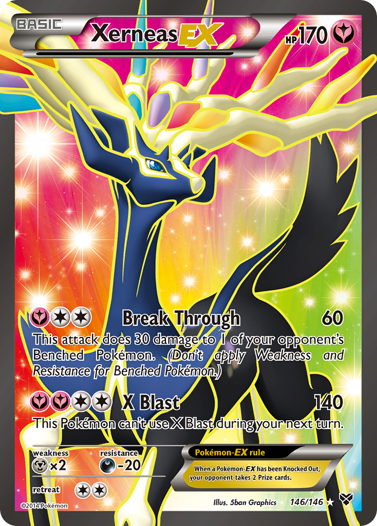 Xerneas EX (146/146) [XY: Base Set] | The Time Vault CA