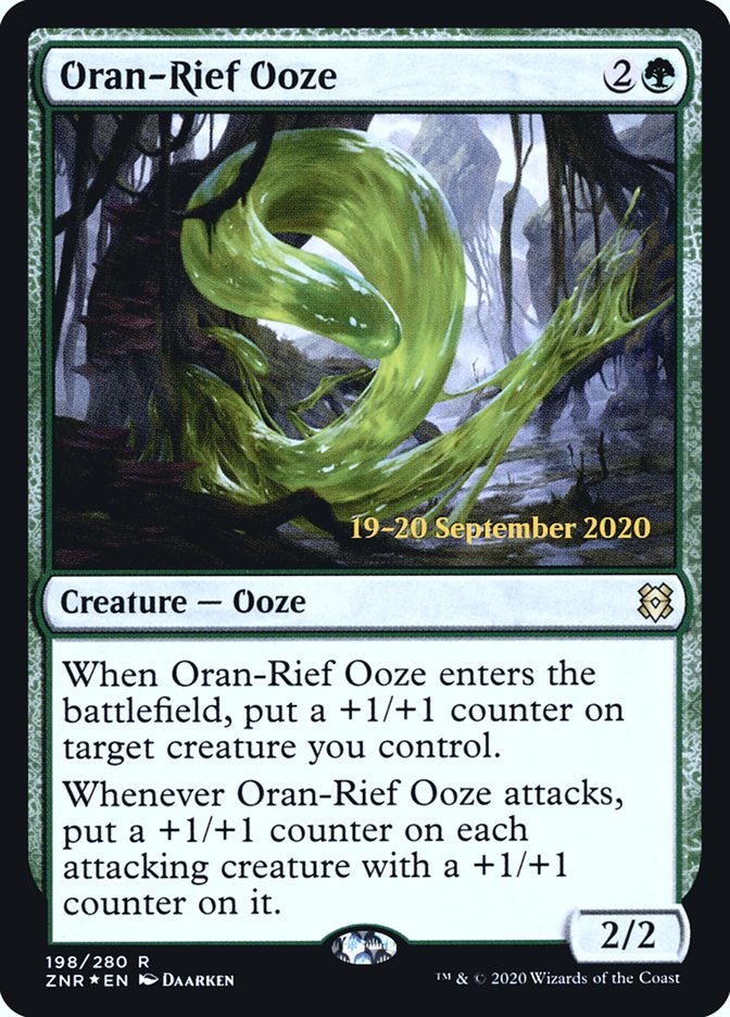 Oran-Rief Ooze  [Zendikar Rising Prerelease Promos] | The Time Vault CA