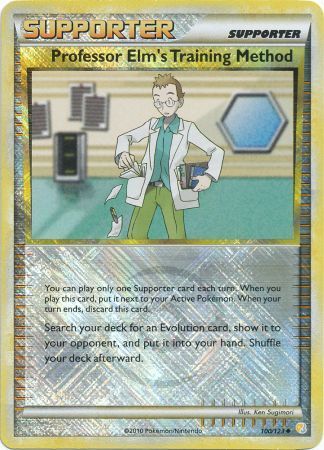 Professor Elm's Training Method (100/123) (League Promo) [HeartGold & SoulSilver: Base Set] | The Time Vault CA