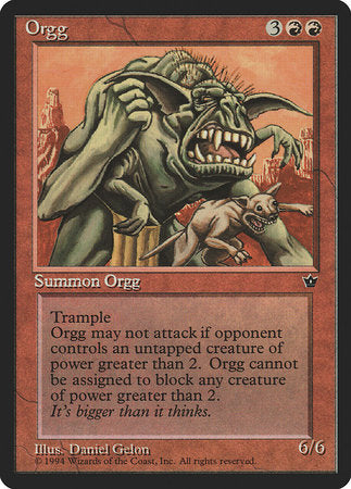Orgg [Fallen Empires] | The Time Vault CA