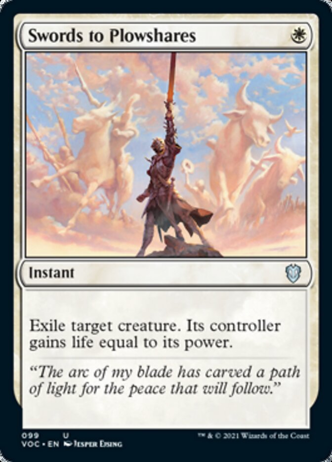 Swords to Plowshares [Innistrad: Crimson Vow Commander] | The Time Vault CA