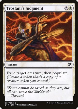Trostani's Judgment [Commander 2019] | The Time Vault CA