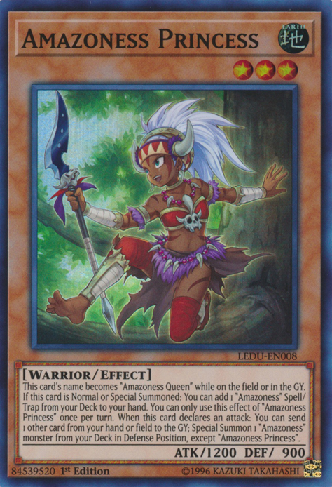 Amazoness Princess [LEDU-EN008] Super Rare | The Time Vault CA