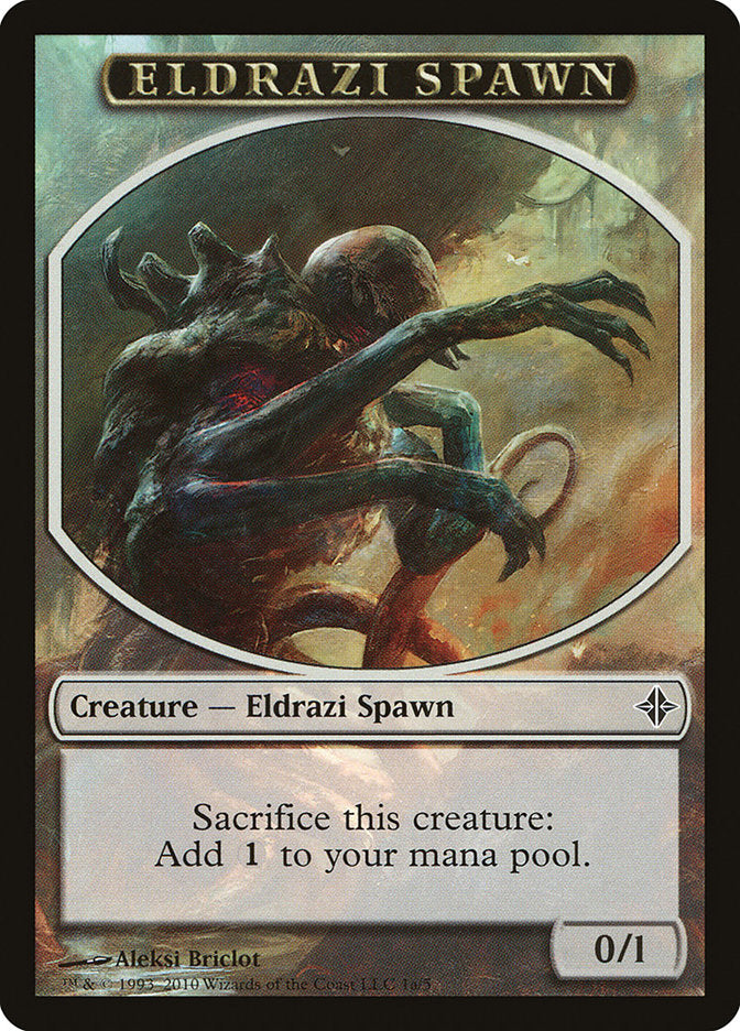 Eldrazi Spawn (1a/5) [Rise of the Eldrazi Tokens] | The Time Vault CA