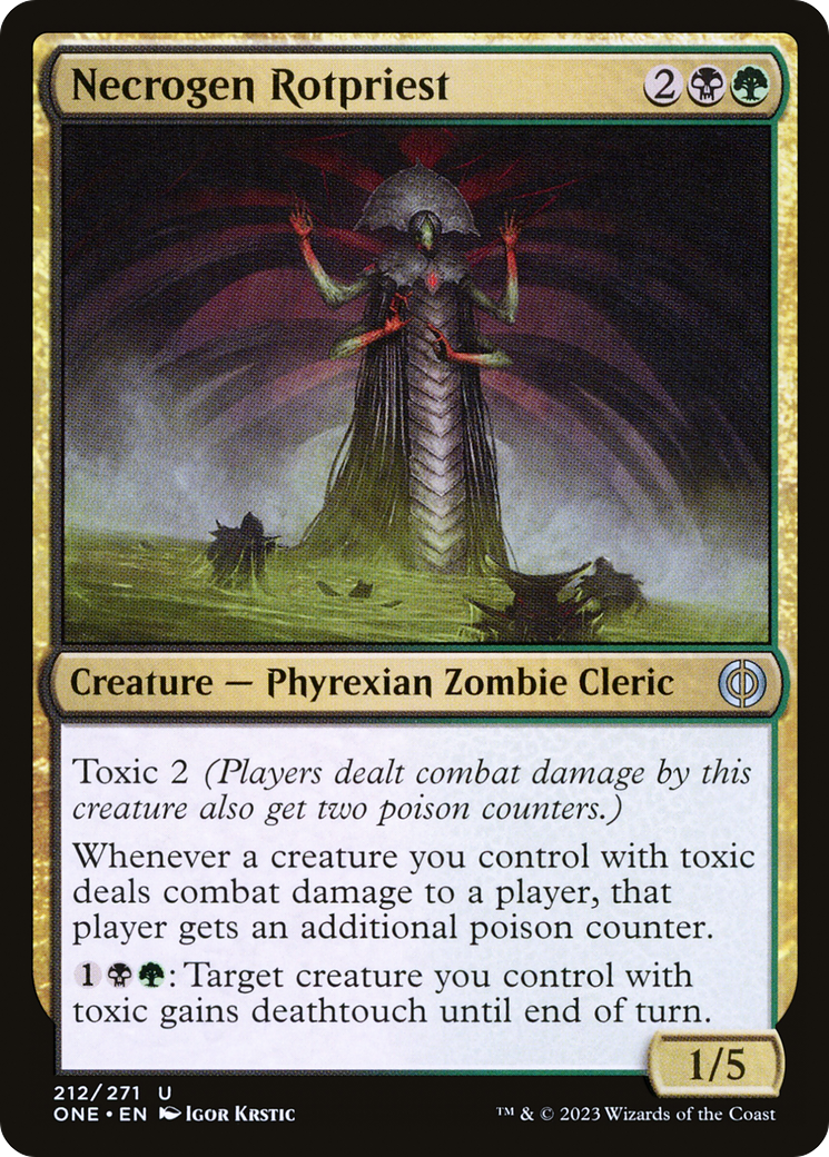 Necrogen Rotpriest [Phyrexia: All Will Be One] | The Time Vault CA