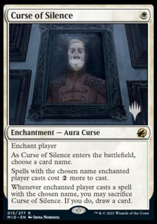 Curse of Silence (Promo Pack) [Innistrad: Midnight Hunt Promos] | The Time Vault CA