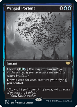 Winged Portent [Innistrad: Double Feature] | The Time Vault CA