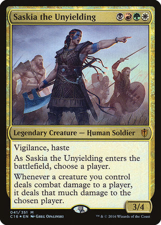 Saskia the Unyielding [Commander 2016] | The Time Vault CA