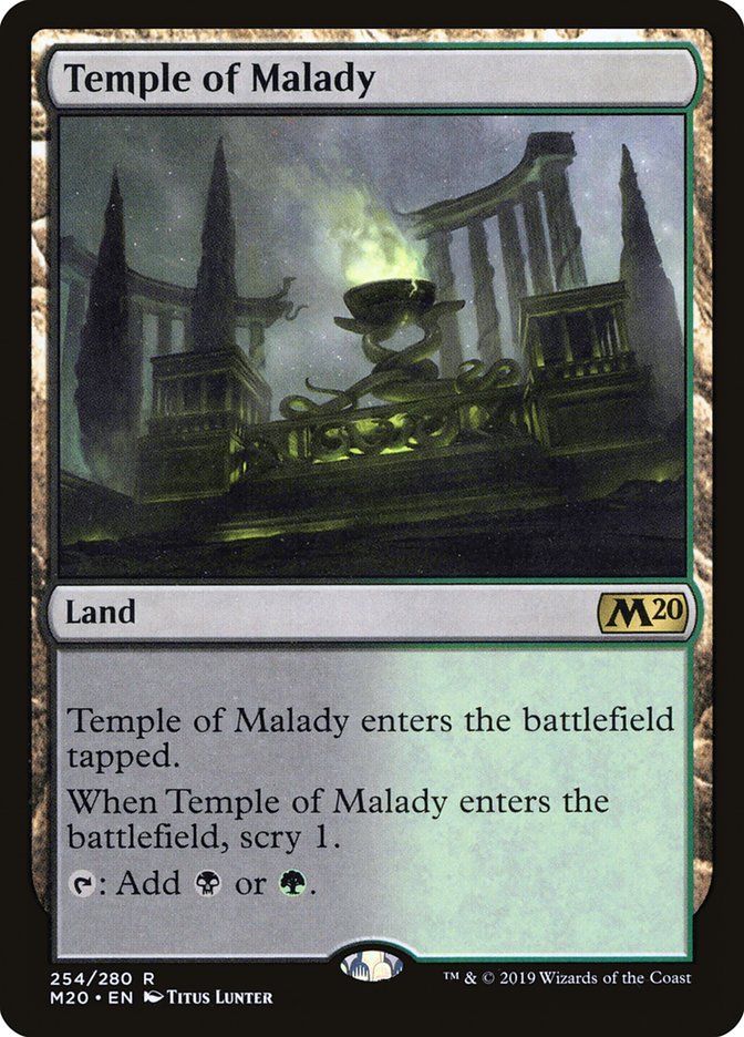 Temple of Malady [Core Set 2020] | The Time Vault CA