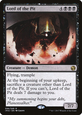 Lord of the Pit [Iconic Masters] | The Time Vault CA