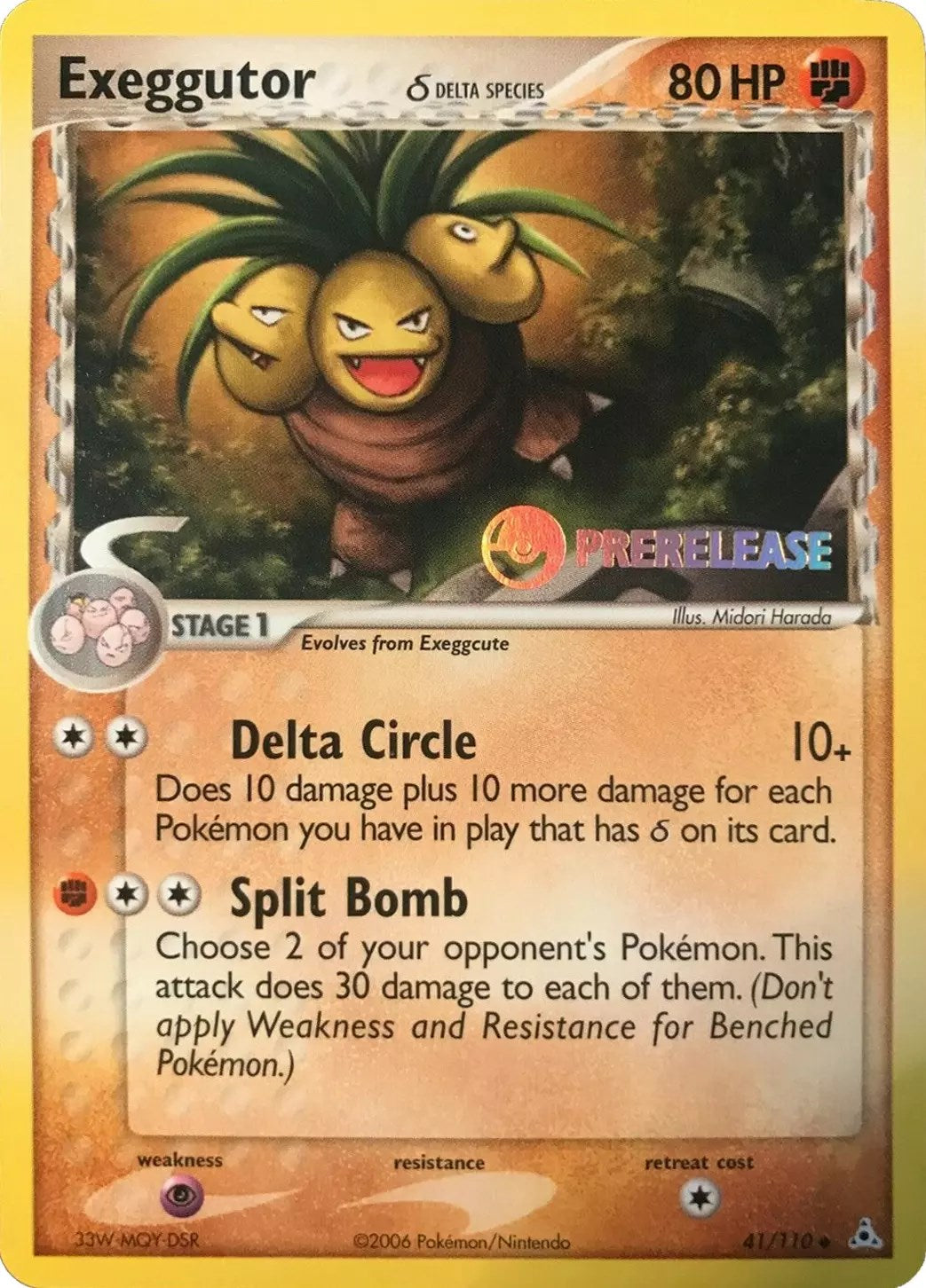 Exeggutor (41/110) (Prerelease) [EX: Holon Phantoms] | The Time Vault CA