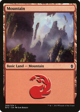 Mountain (266) [Battle for Zendikar] | The Time Vault CA