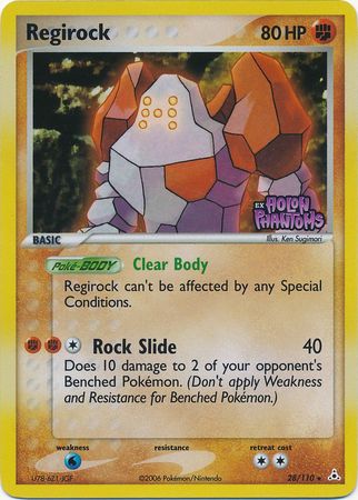 Regirock (28/110) (Stamped) [EX: Holon Phantoms] | The Time Vault CA