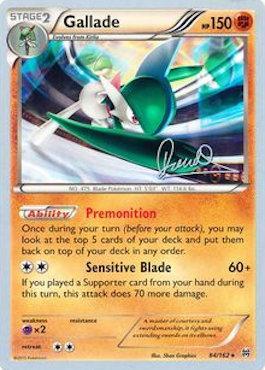 Gallade (84/162) (Infinite Force - Diego Cassiraga) [World Championships 2017] | The Time Vault CA