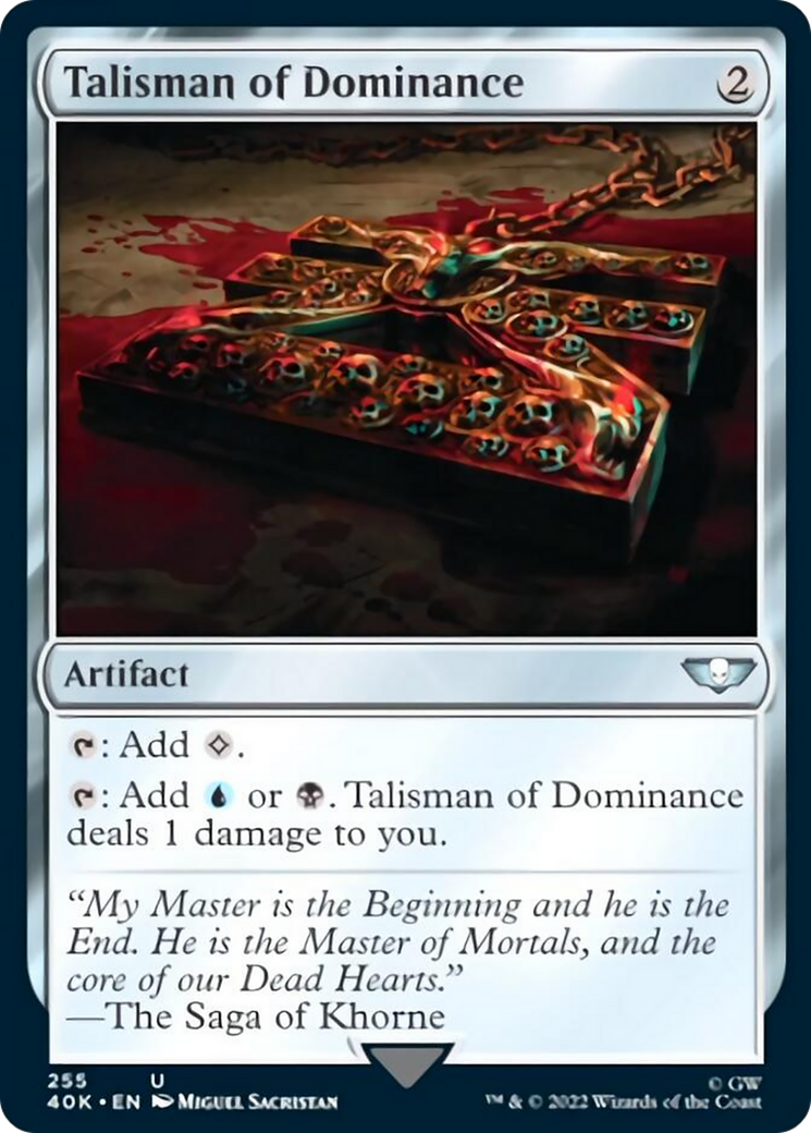 Talisman of Dominance (255) [Universes Beyond: Warhammer 40,000] | The Time Vault CA