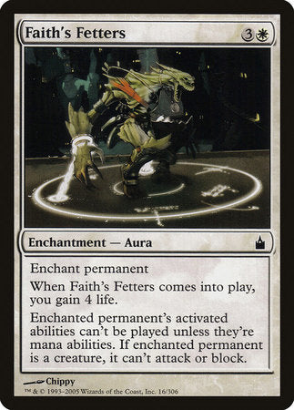 Faith's Fetters [Ravnica: City of Guilds] | The Time Vault CA
