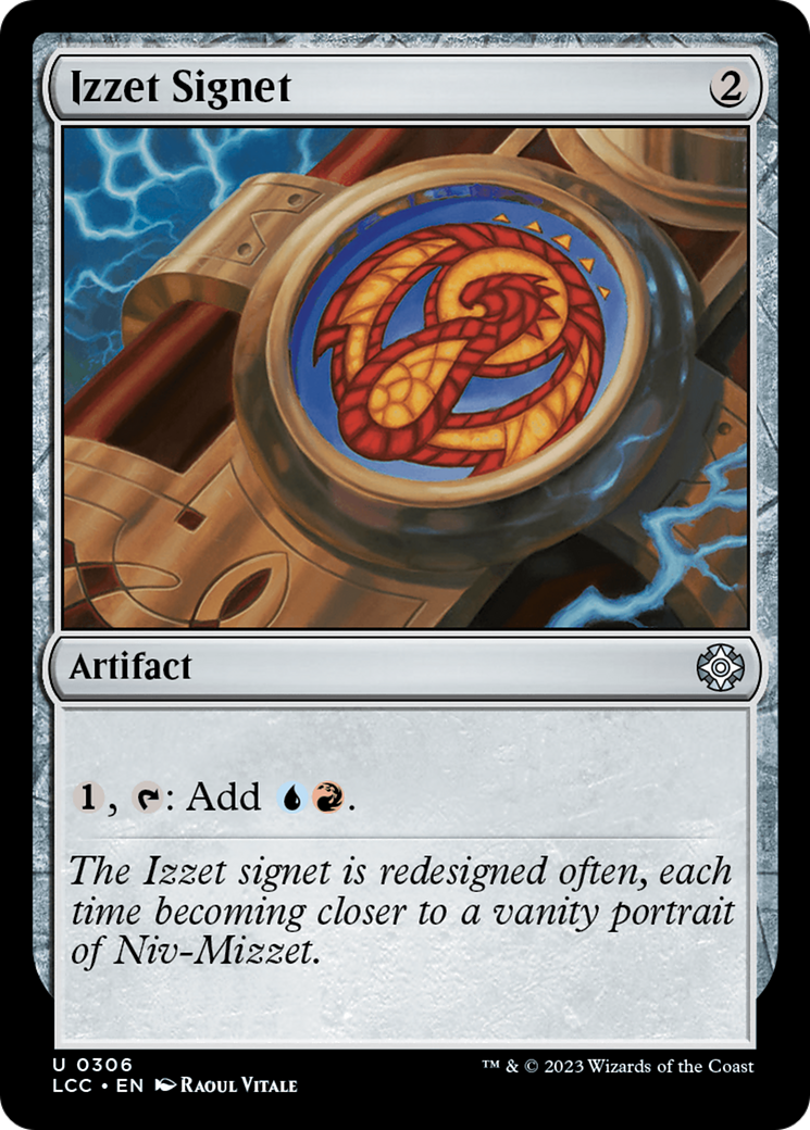 Izzet Signet [The Lost Caverns of Ixalan Commander] | The Time Vault CA