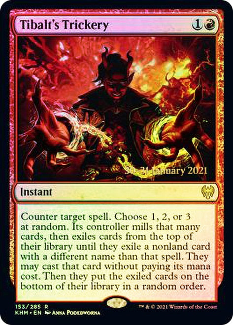 Tibalt's Trickery  [Kaldheim Prerelease Promos] | The Time Vault CA