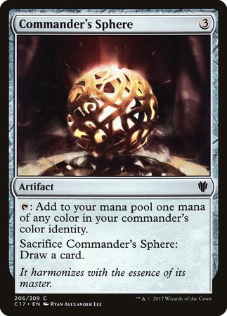 Commander's Sphere [Commander 2017] | The Time Vault CA