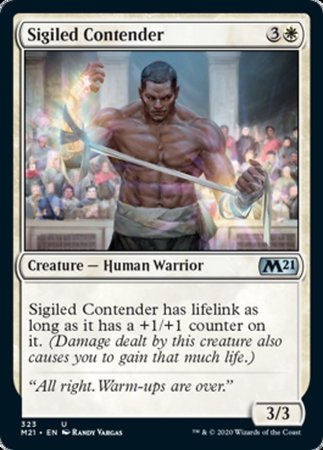 Sigiled Contender [Core Set 2021] | The Time Vault CA